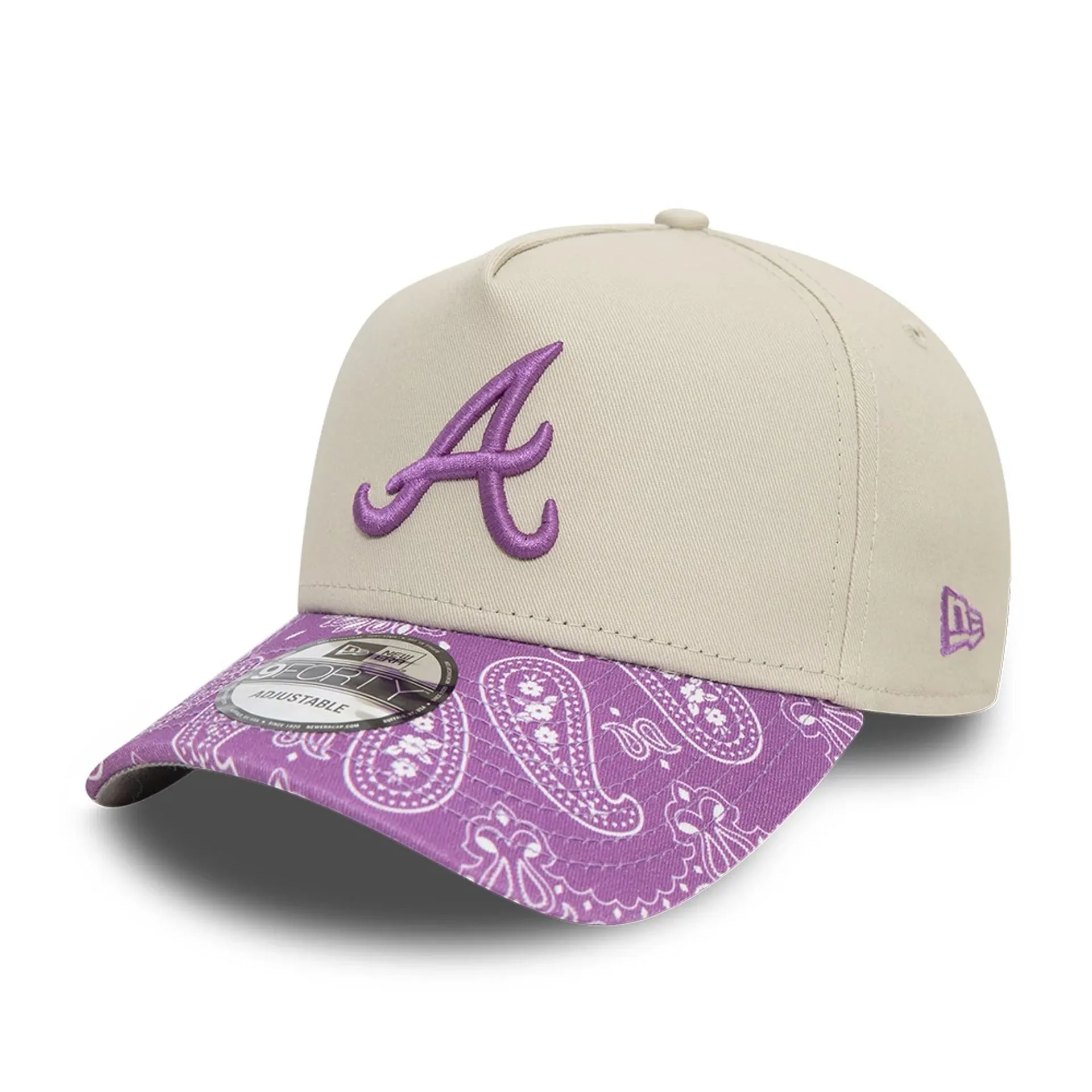 Gorra Atlanta Braves Pastel Paisley 9FORTY A-Frame